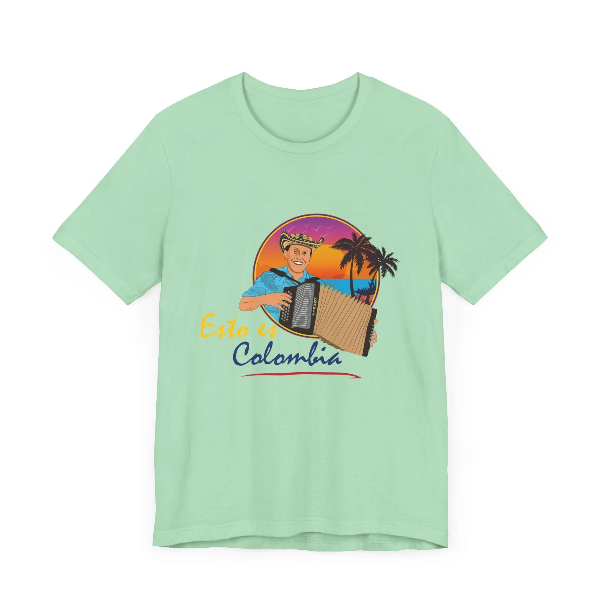 Colombian short-sleeved unisex t-shirt