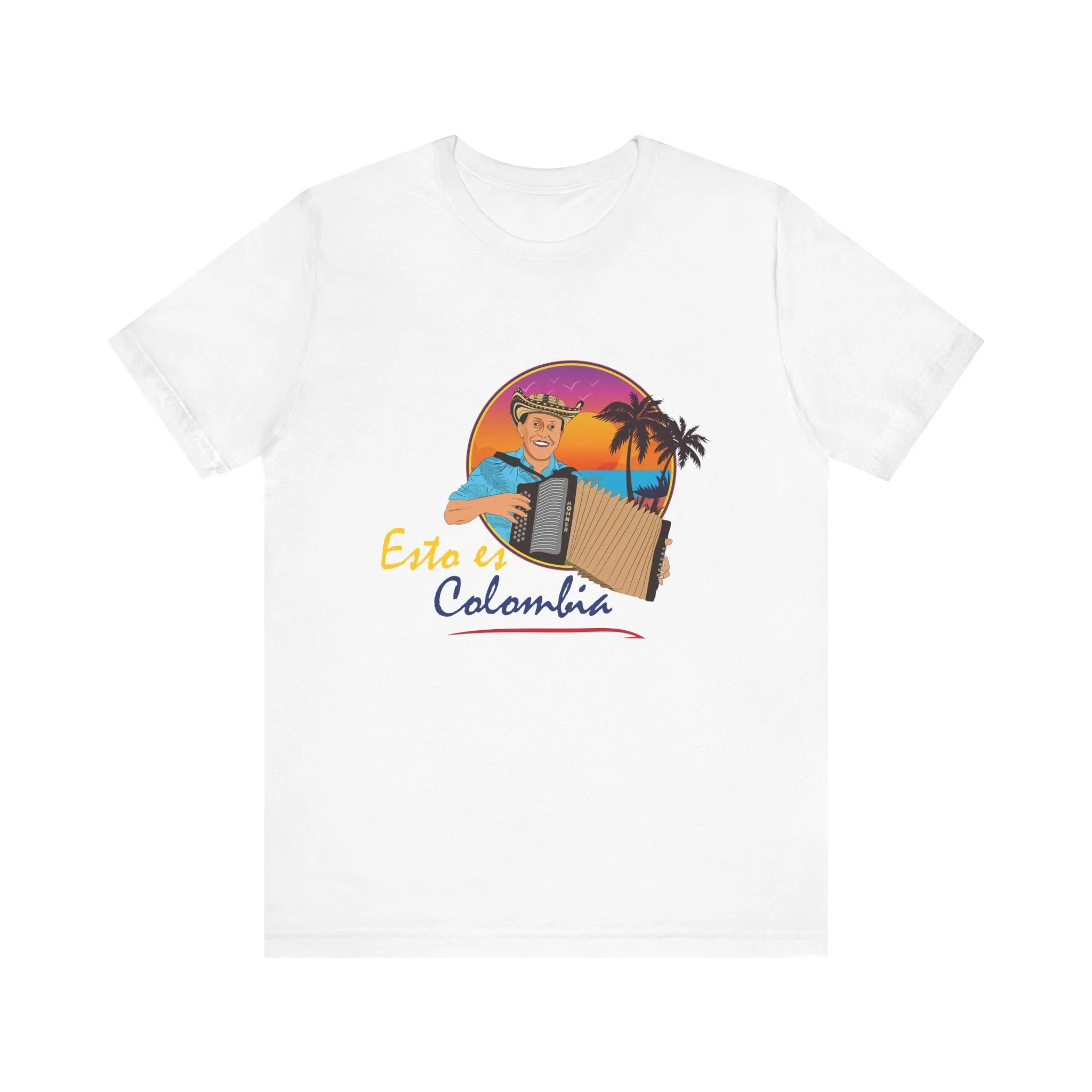 Colombian short-sleeved unisex t-shirt