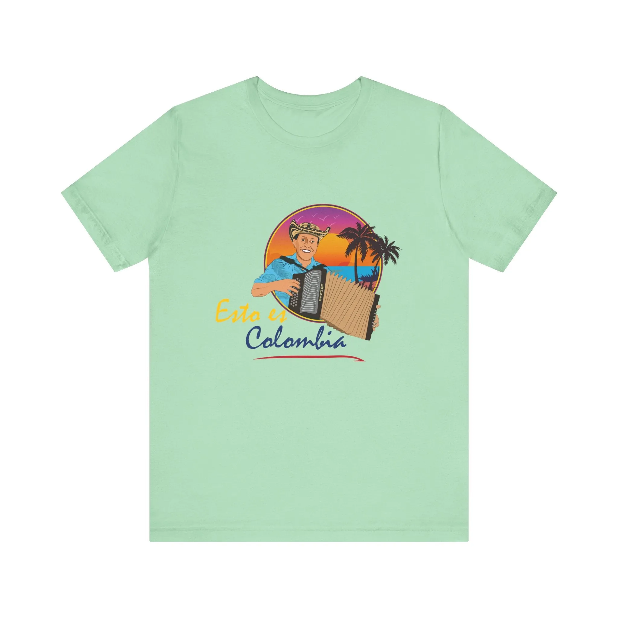 Colombian short-sleeved unisex t-shirt