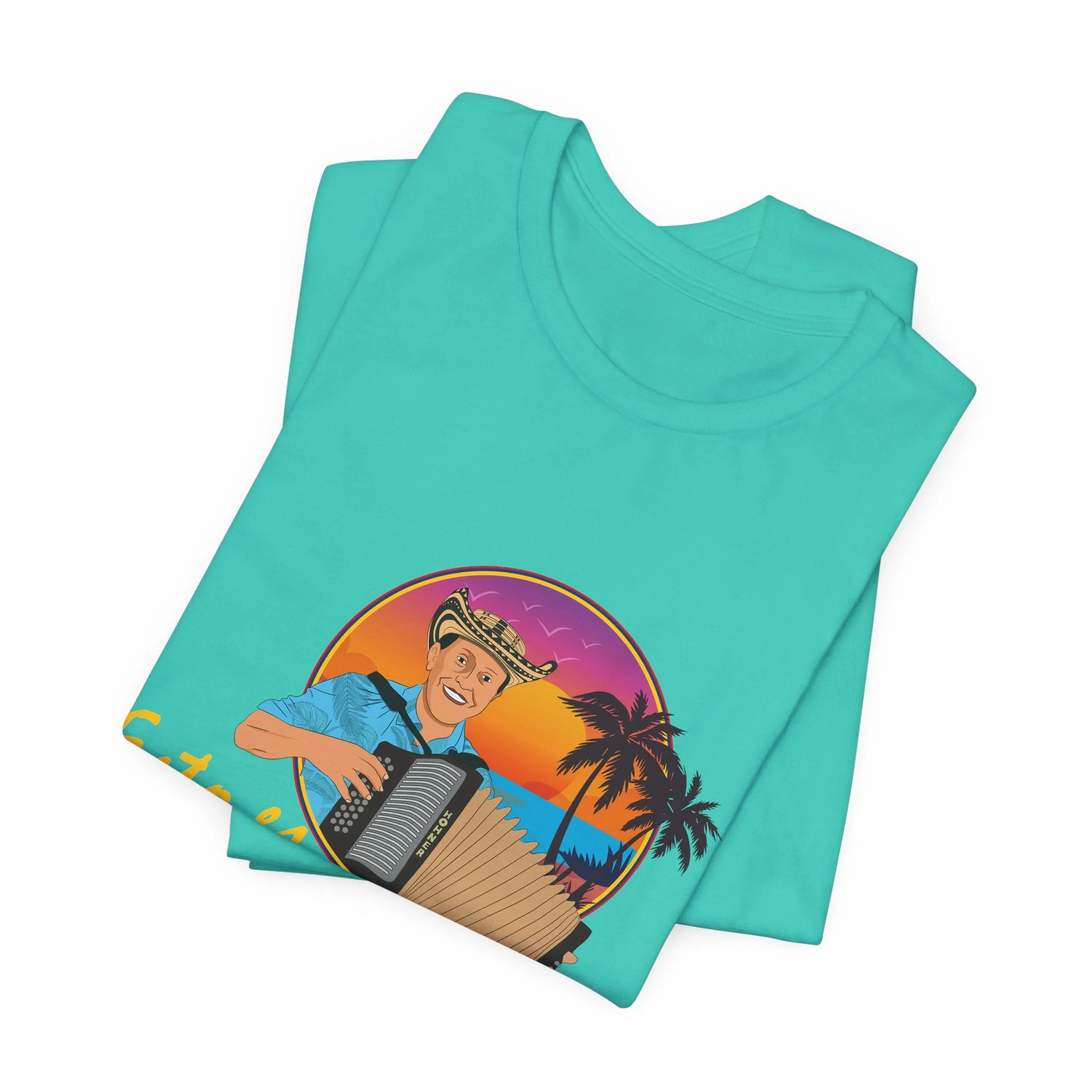 Colombian short-sleeved unisex t-shirt