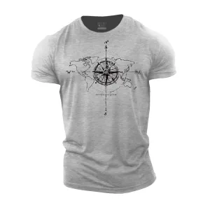 Compass Cotton T-Shirt
