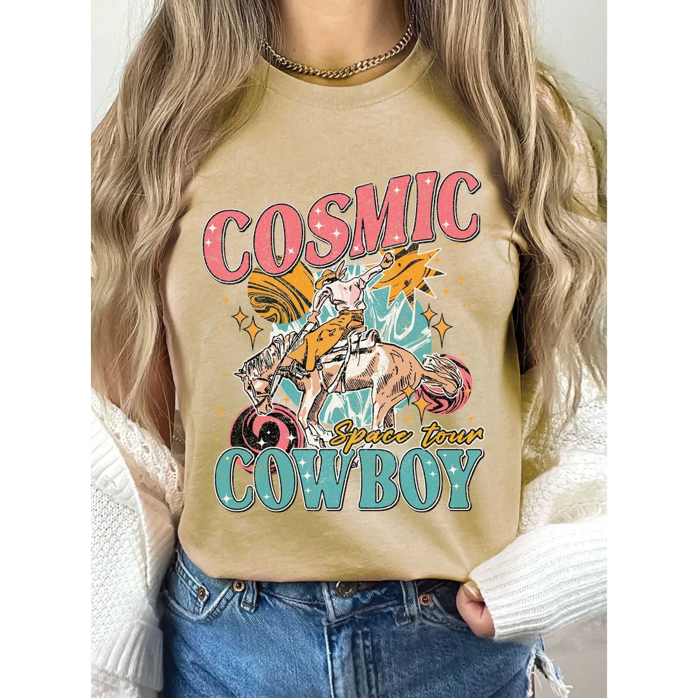 Cosmic Cowboy Graphic Tshirts