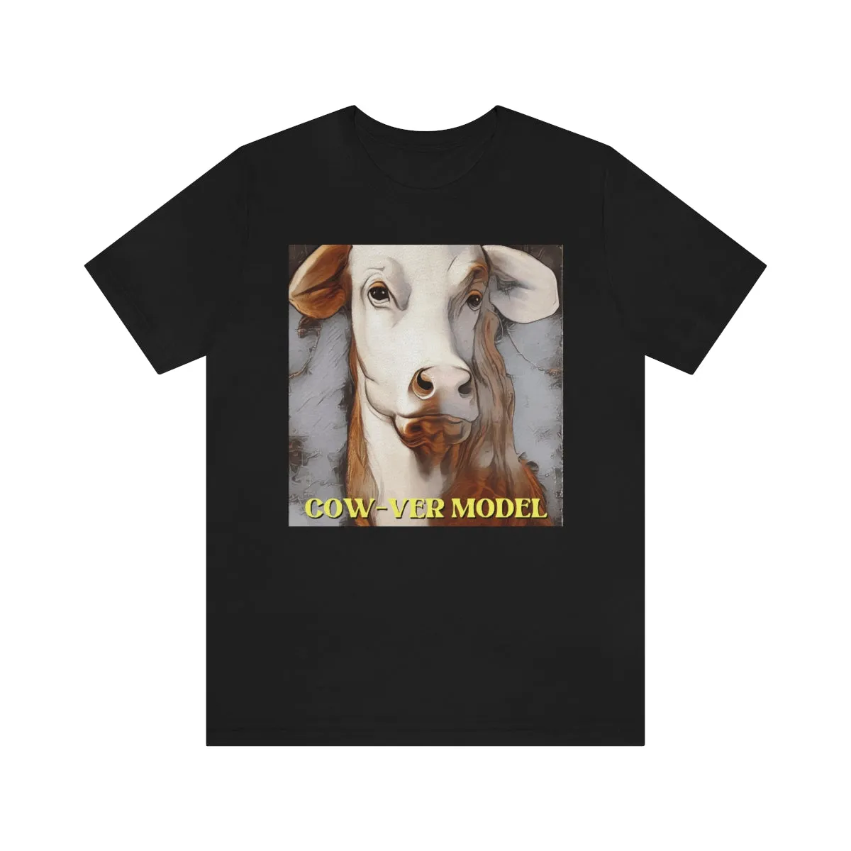 Cow-ver Model Short Sleeve Tee