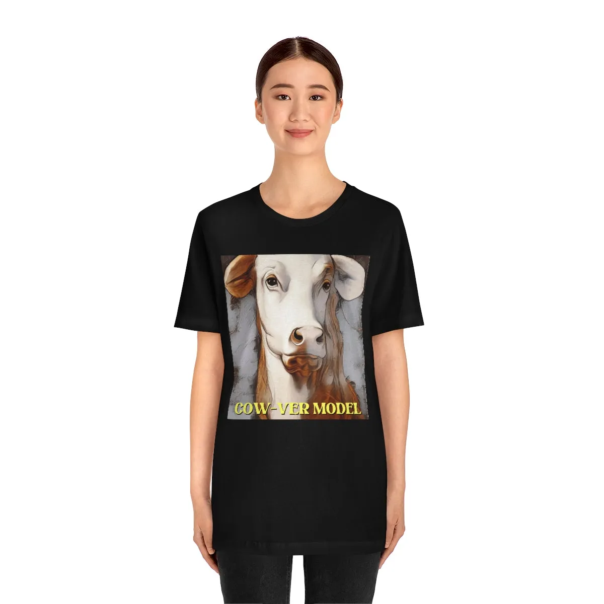 Cow-ver Model Short Sleeve Tee
