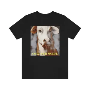 Cow-ver Model Short Sleeve Tee