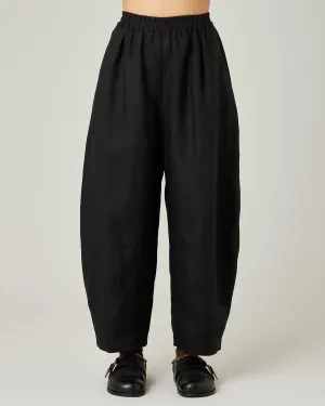 Daisy Black Linen Trousers