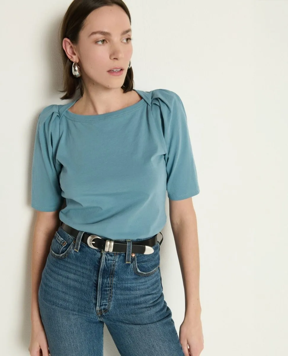 Deana Envelope T-Shirt Smokey Blue