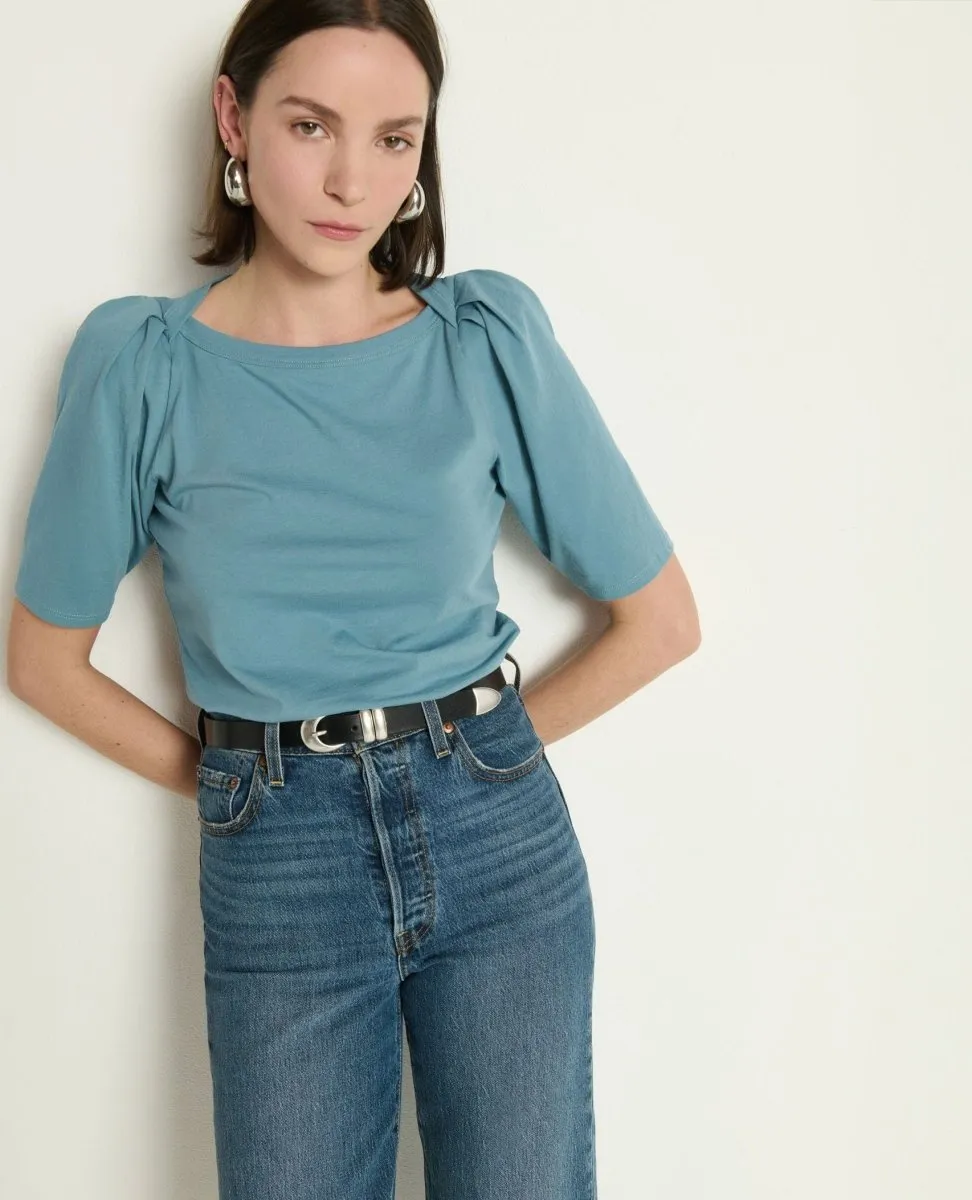 Deana Envelope T-Shirt Smokey Blue