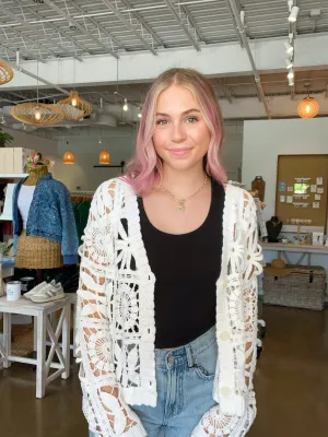 Doily Cardi