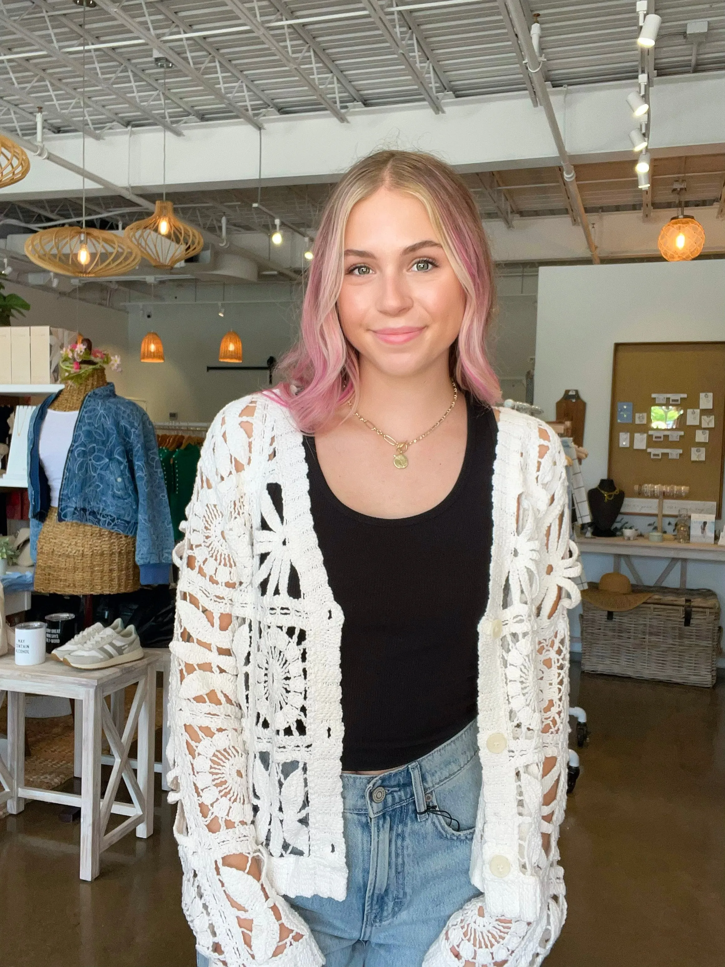 Doily Cardi
