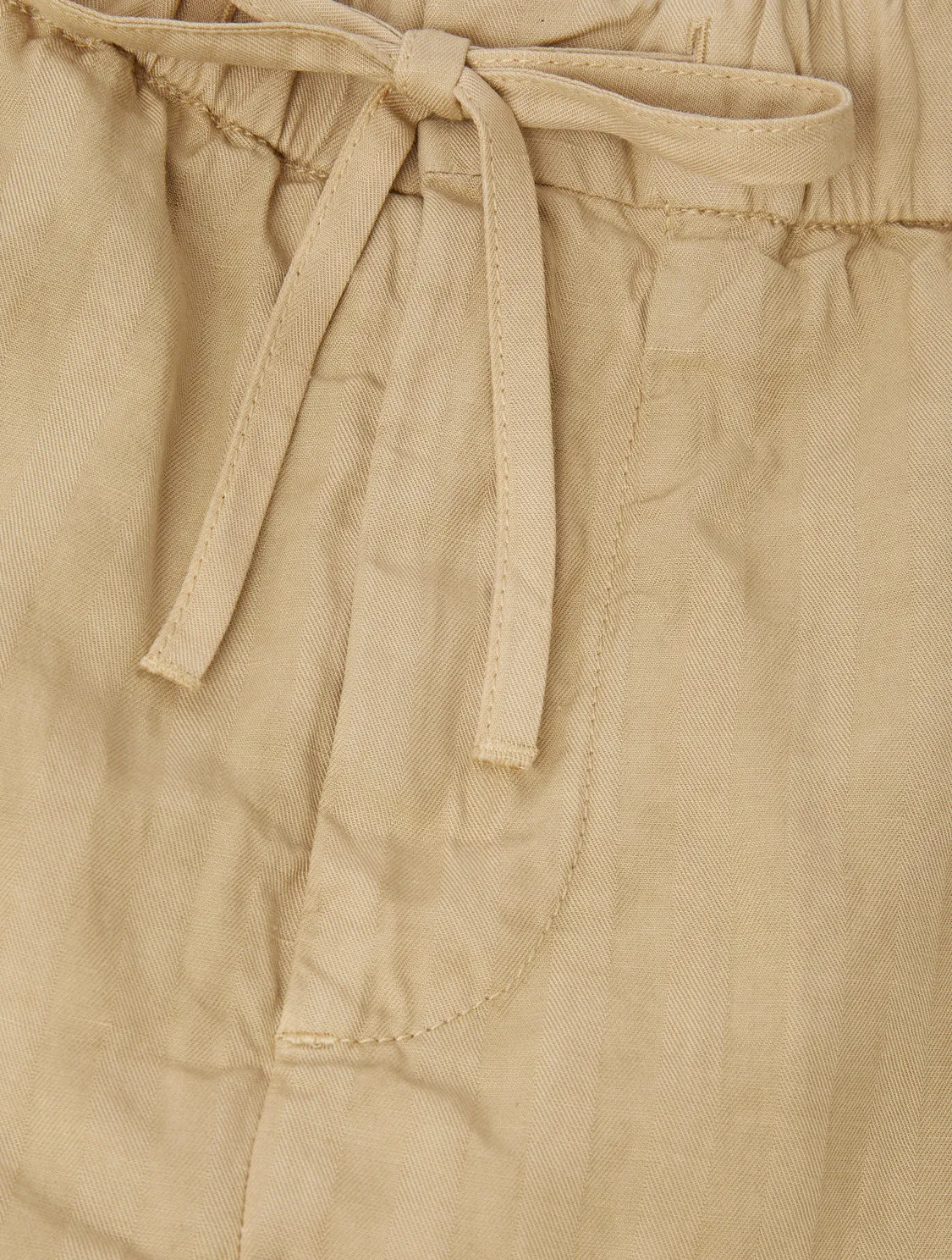 FELIPE HERRINGBONE LINEN SHORTS