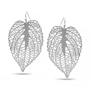 Gold Leaf light weight Dangle earrings #HNE90849RD (SHBD3)