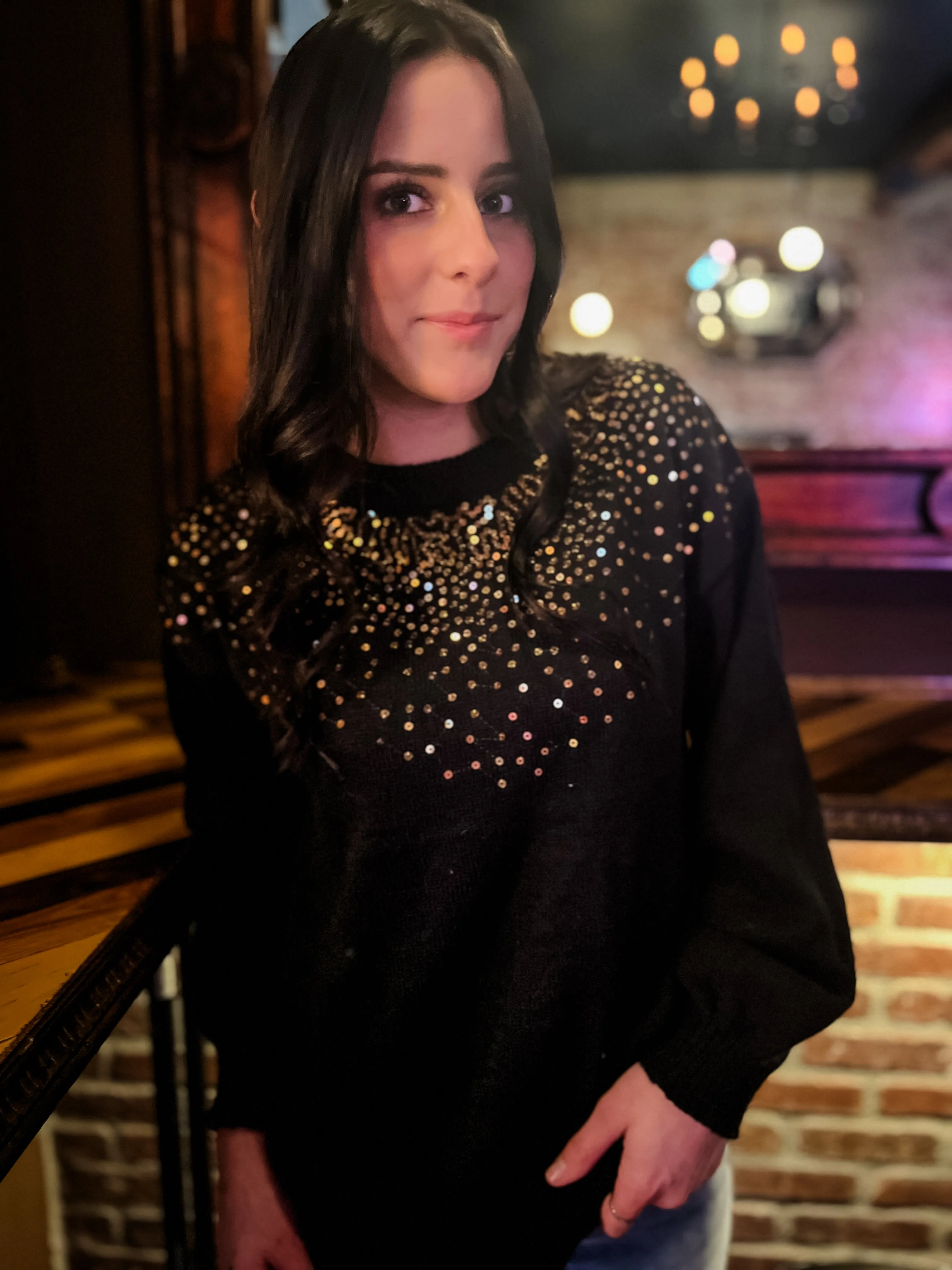 Golden Fireworks Sweater