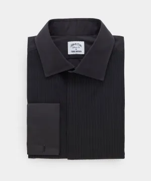 Hamilton   Todd Snyder Pleated Tuxedo Shirt in Black