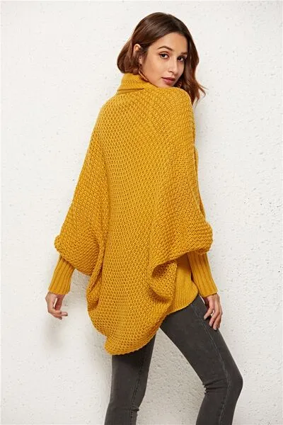 Hazel Blues® |  Open Front Batwing Sleeve Cardigan