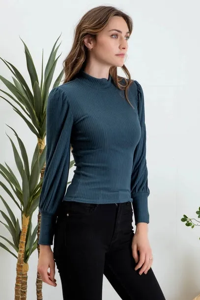 Heidi Mock Neck Top
