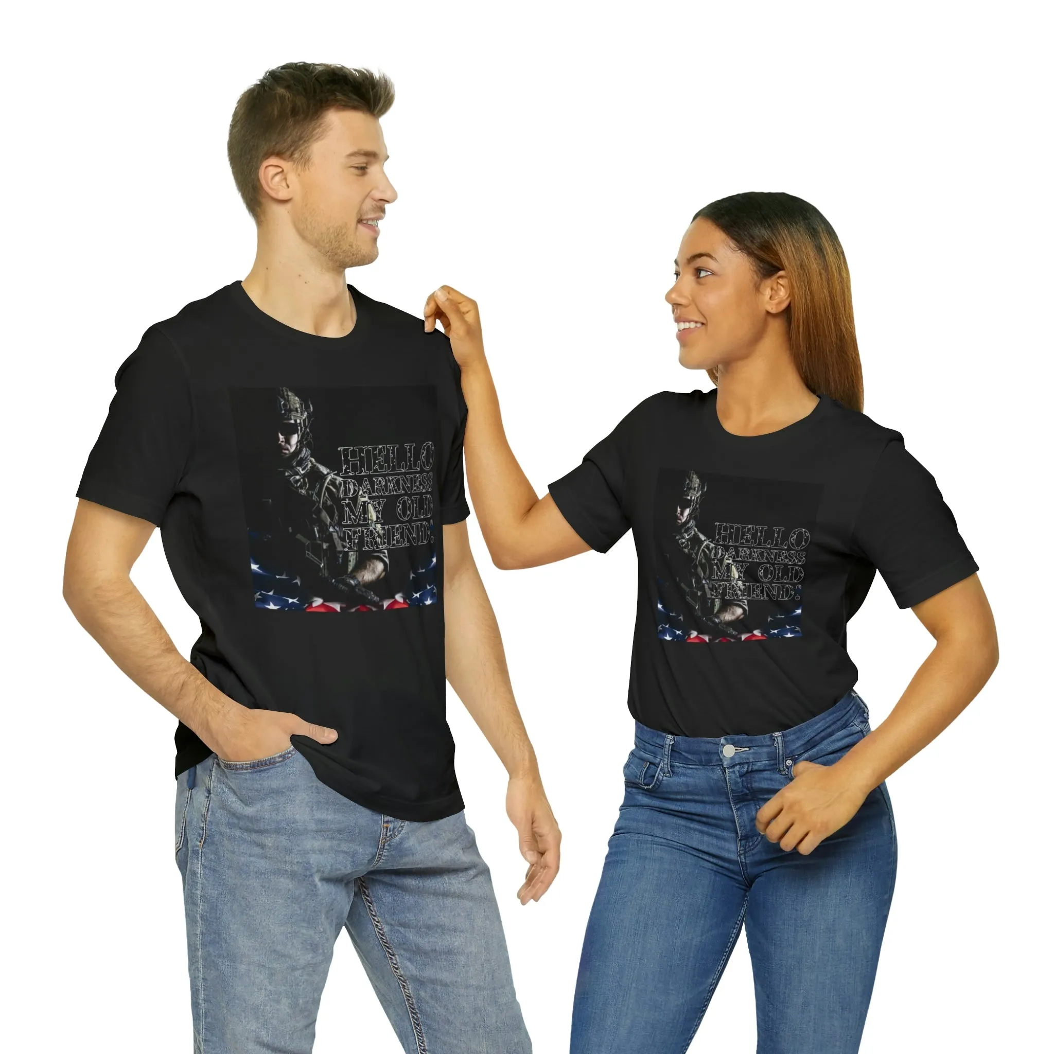 Hello Darkness My Old Friend! Short Sleeve Tee