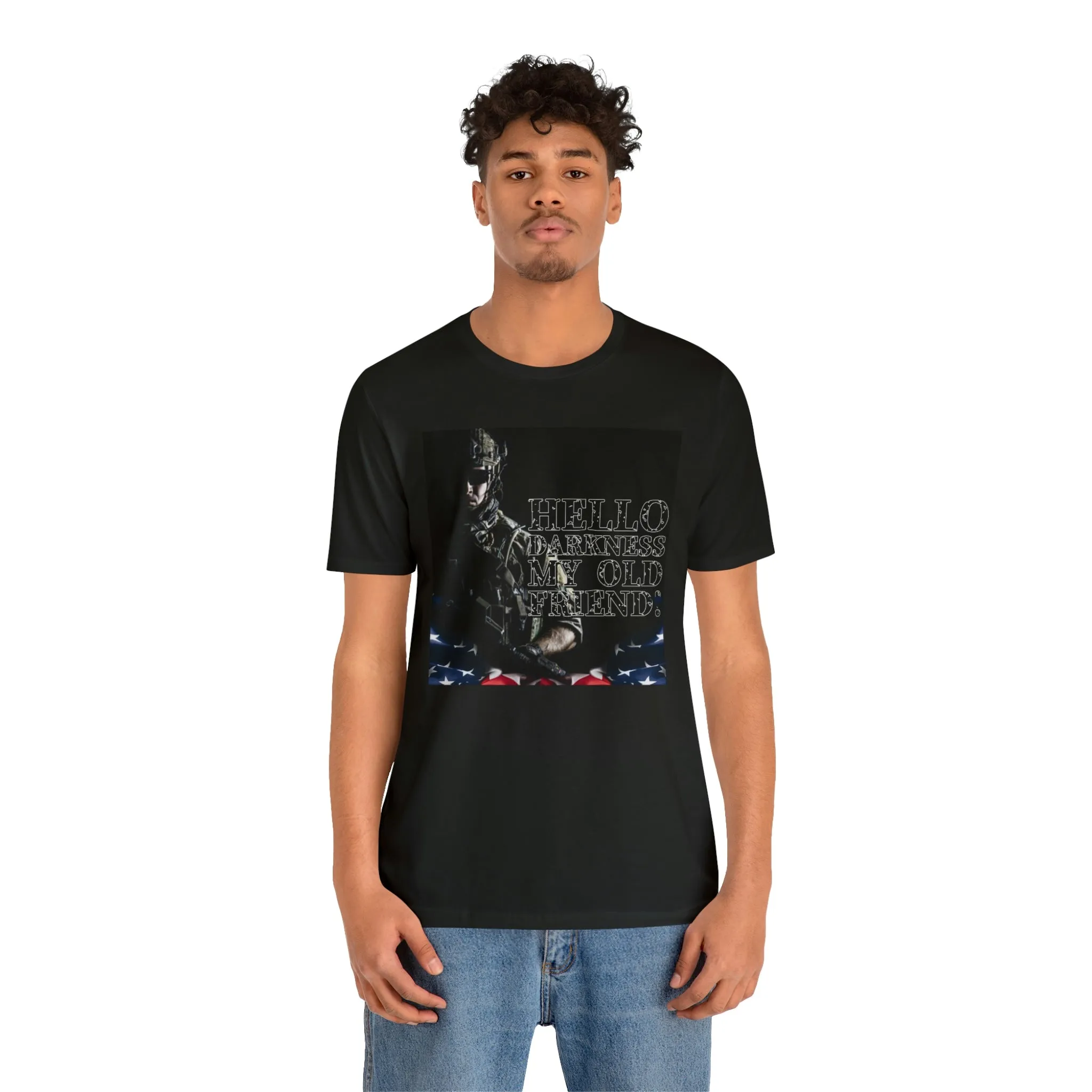 Hello Darkness My Old Friend! Short Sleeve Tee