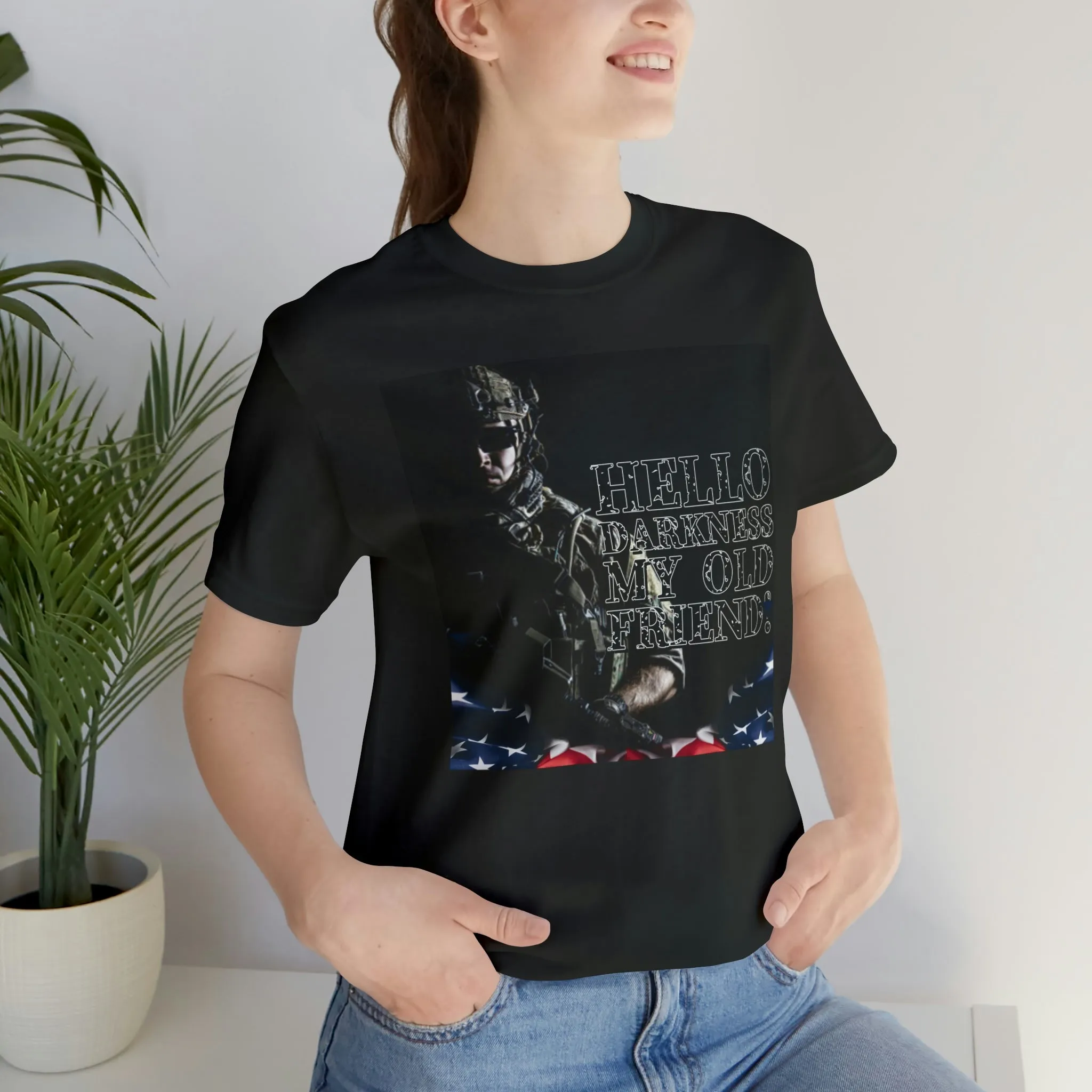 Hello Darkness My Old Friend! Short Sleeve Tee