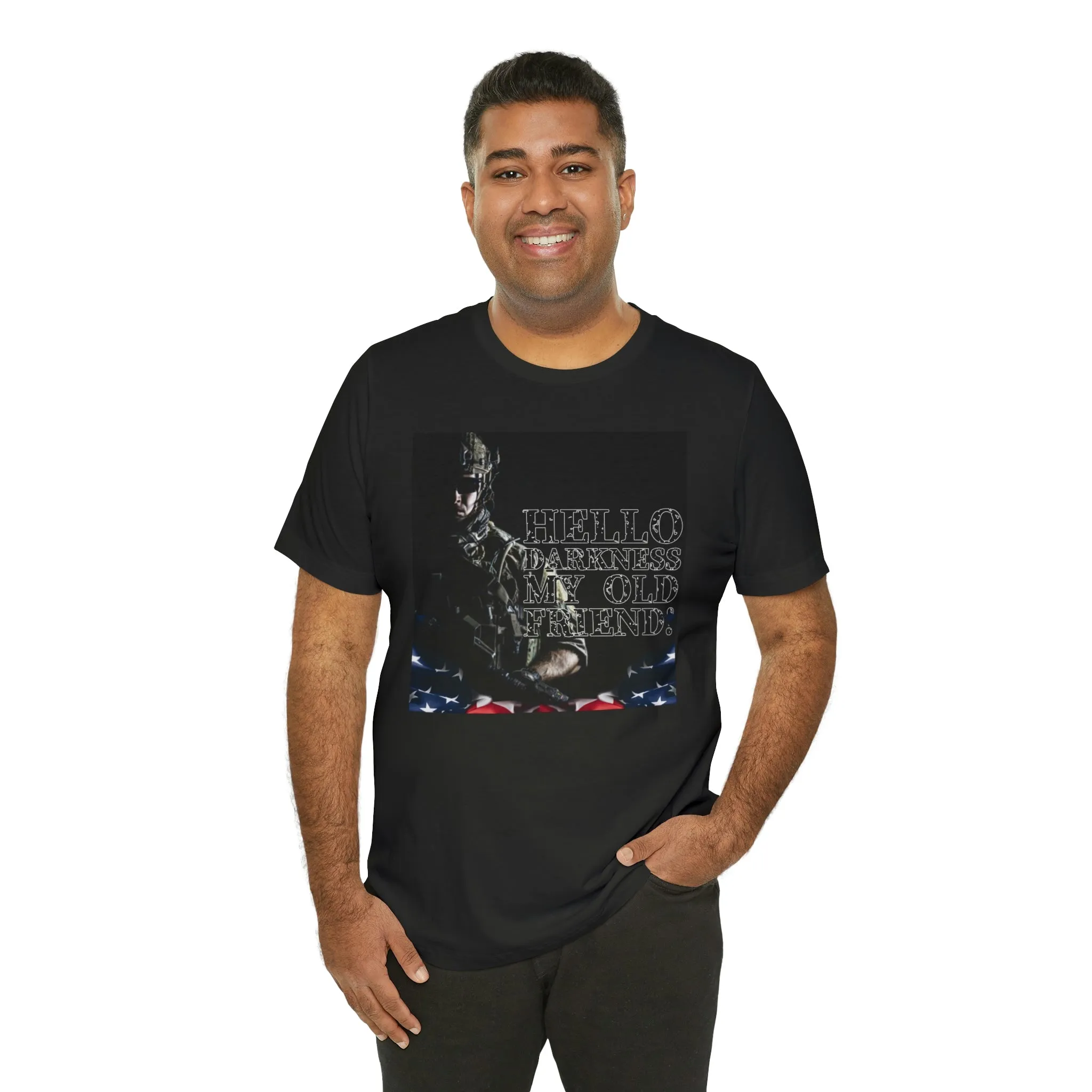 Hello Darkness My Old Friend! Short Sleeve Tee