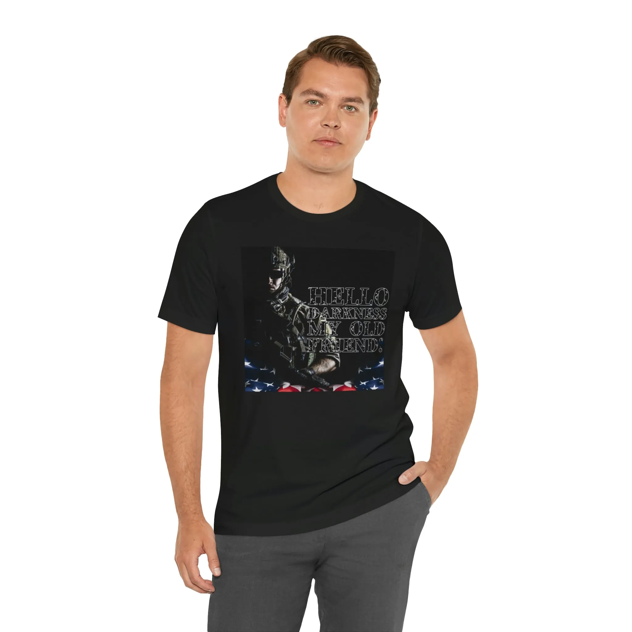 Hello Darkness My Old Friend! Short Sleeve Tee