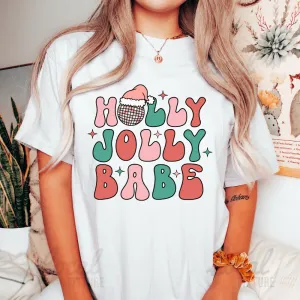 Holly Jolly Babe Vintage Cotton Relaxed Fit Tee