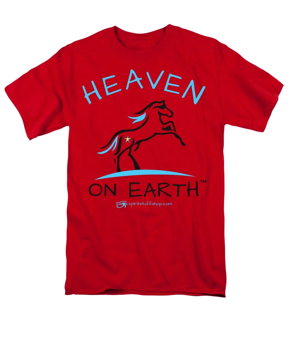 Horse Heaven On Earth - Men's T-Shirt  (Regular Fit)