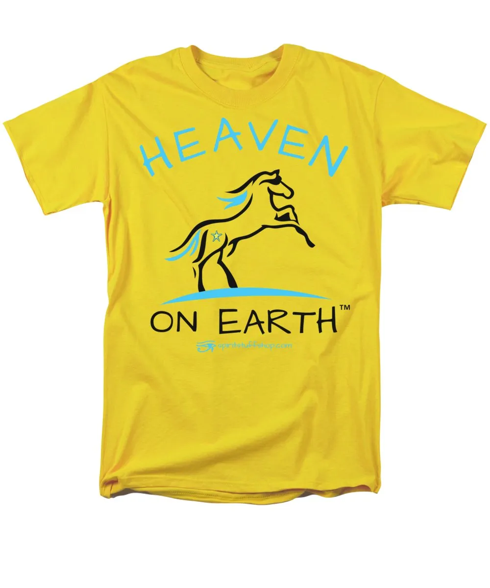 Horse Heaven On Earth - Men's T-Shirt  (Regular Fit)