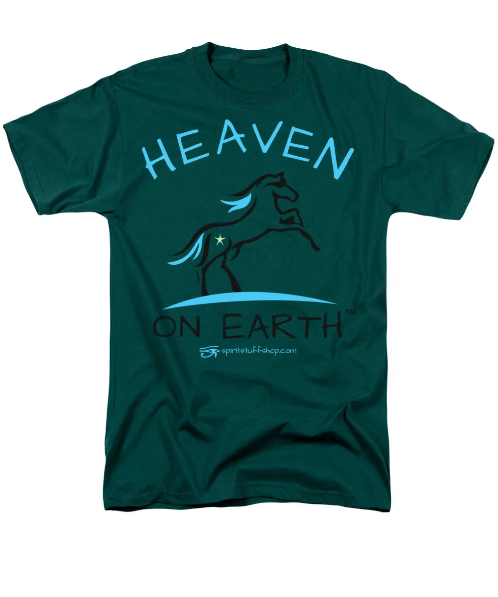 Horse Heaven On Earth - Men's T-Shirt  (Regular Fit)
