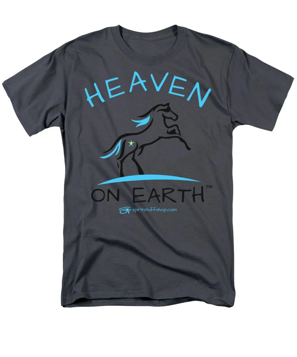 Horse Heaven On Earth - Men's T-Shirt  (Regular Fit)
