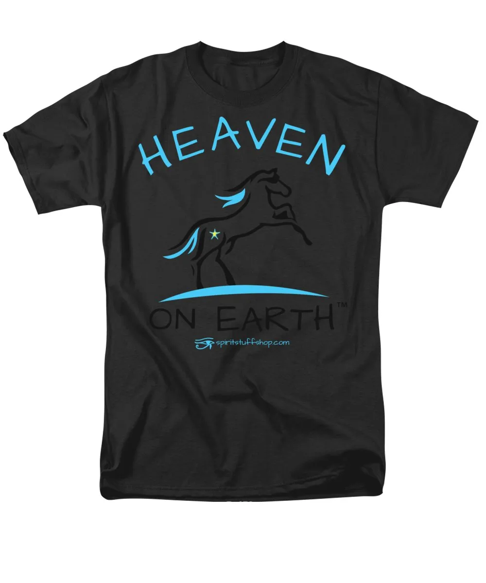 Horse Heaven On Earth - Men's T-Shirt  (Regular Fit)