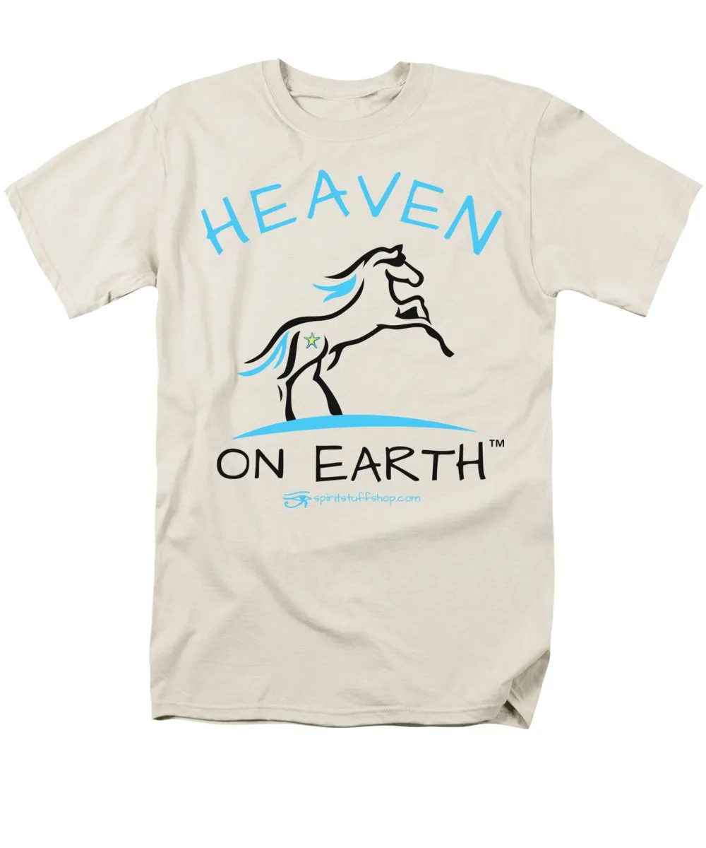 Horse Heaven On Earth - Men's T-Shirt  (Regular Fit)