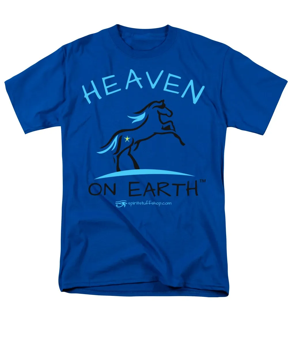 Horse Heaven On Earth - Men's T-Shirt  (Regular Fit)