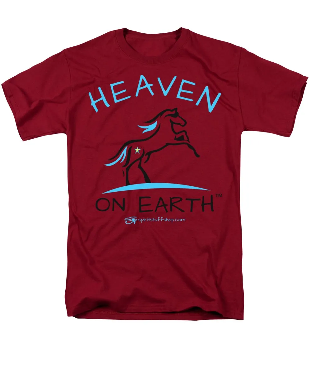 Horse Heaven On Earth - Men's T-Shirt  (Regular Fit)