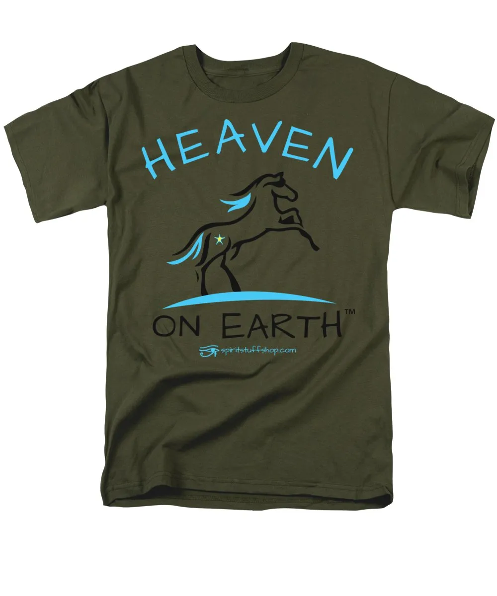 Horse Heaven On Earth - Men's T-Shirt  (Regular Fit)