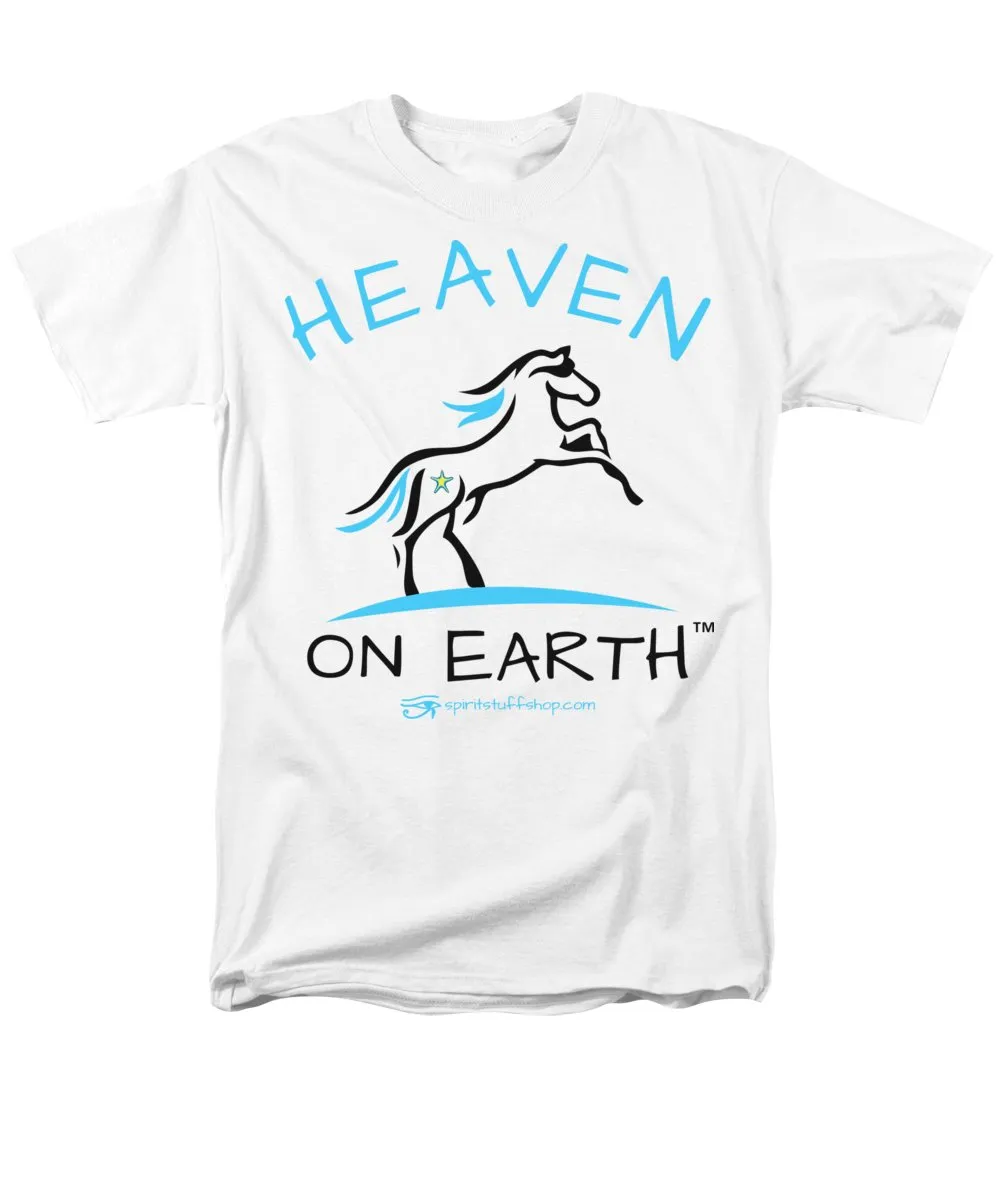 Horse Heaven On Earth - Men's T-Shirt  (Regular Fit)