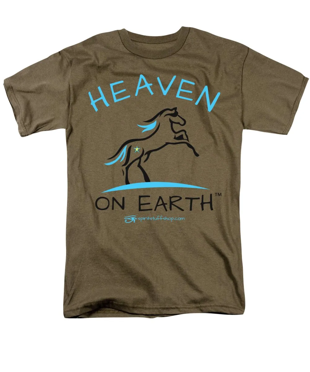 Horse Heaven On Earth - Men's T-Shirt  (Regular Fit)