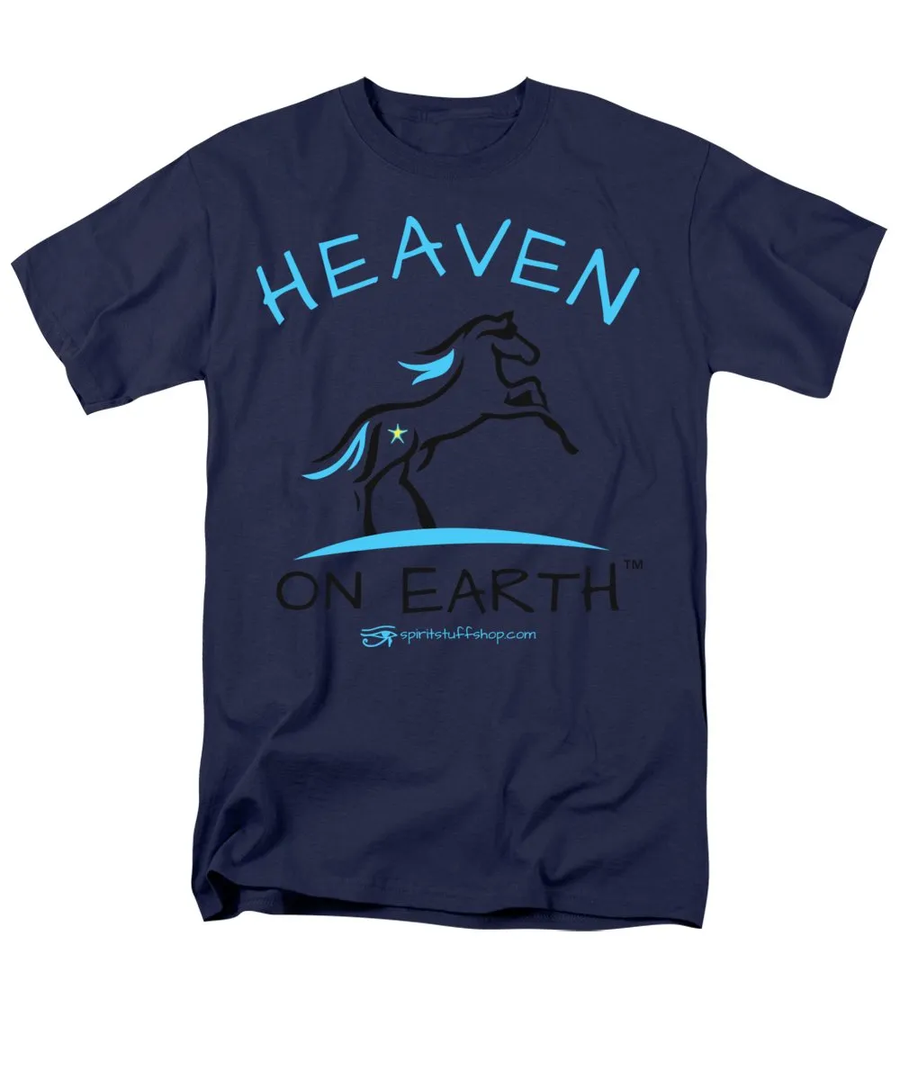 Horse Heaven On Earth - Men's T-Shirt  (Regular Fit)