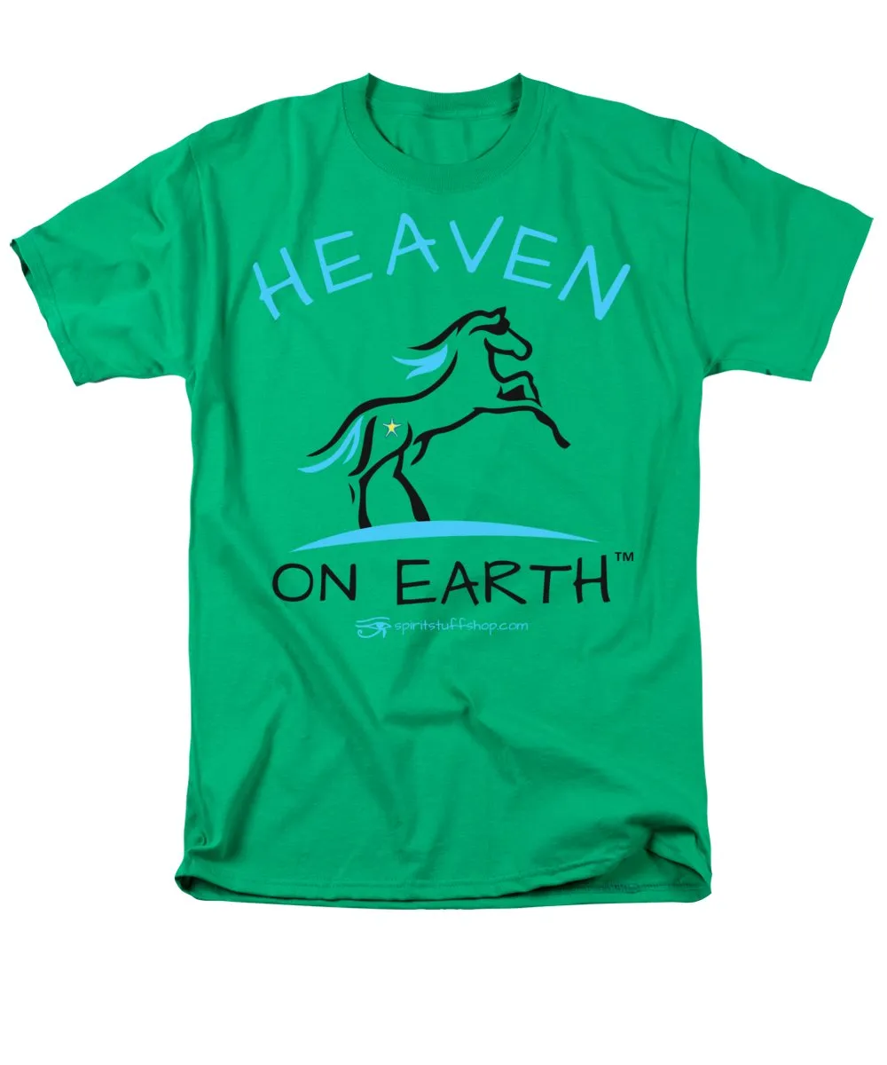 Horse Heaven On Earth - Men's T-Shirt  (Regular Fit)
