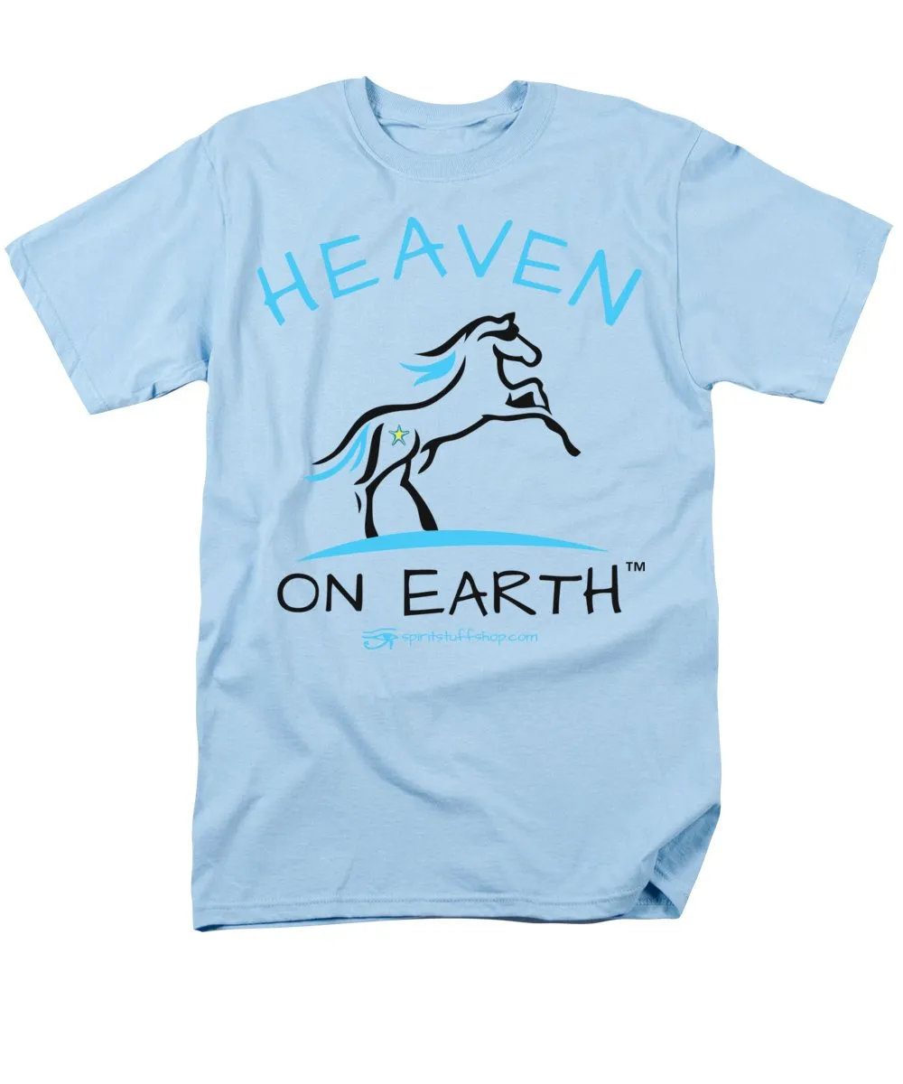 Horse Heaven On Earth - Men's T-Shirt  (Regular Fit)