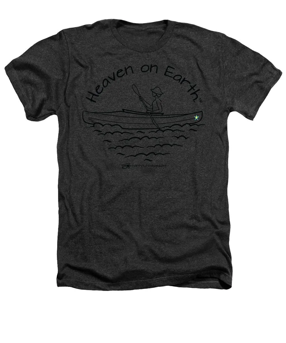 Kayaker Heaven On Earth - Heathers T-Shirt