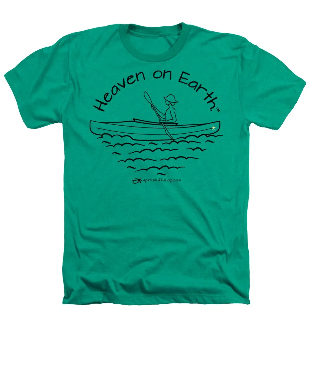 Kayaker Heaven On Earth - Heathers T-Shirt