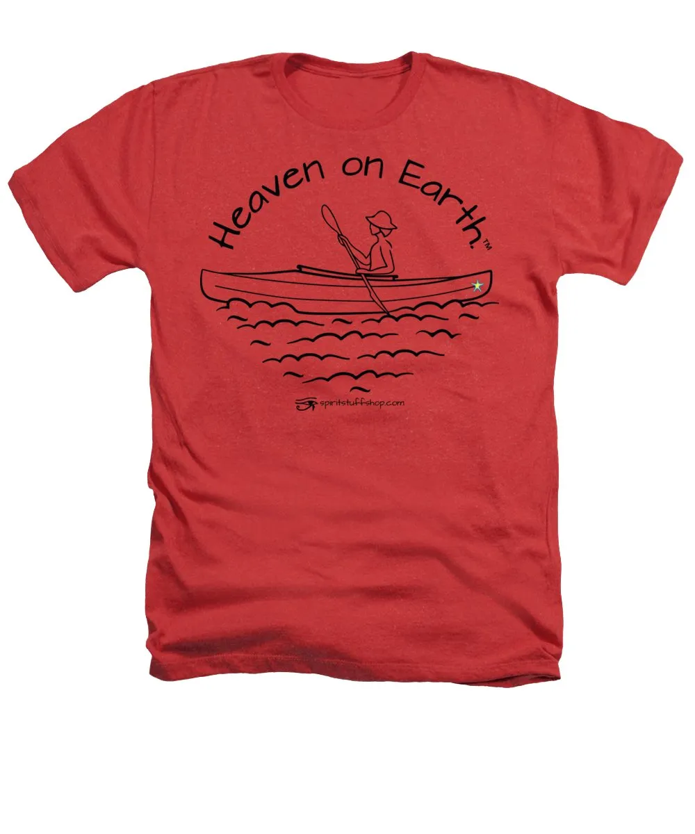 Kayaker Heaven On Earth - Heathers T-Shirt
