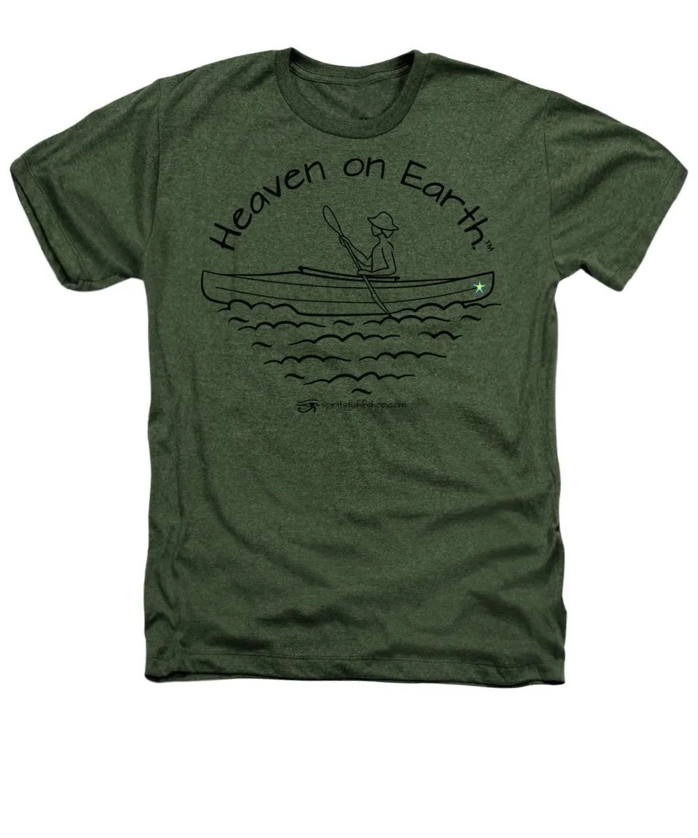 Kayaker Heaven On Earth - Heathers T-Shirt