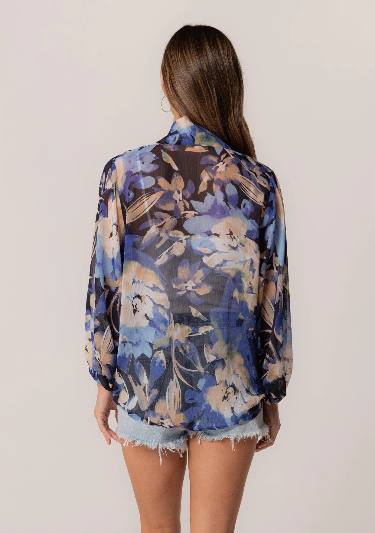 Keeley Tie Front Top