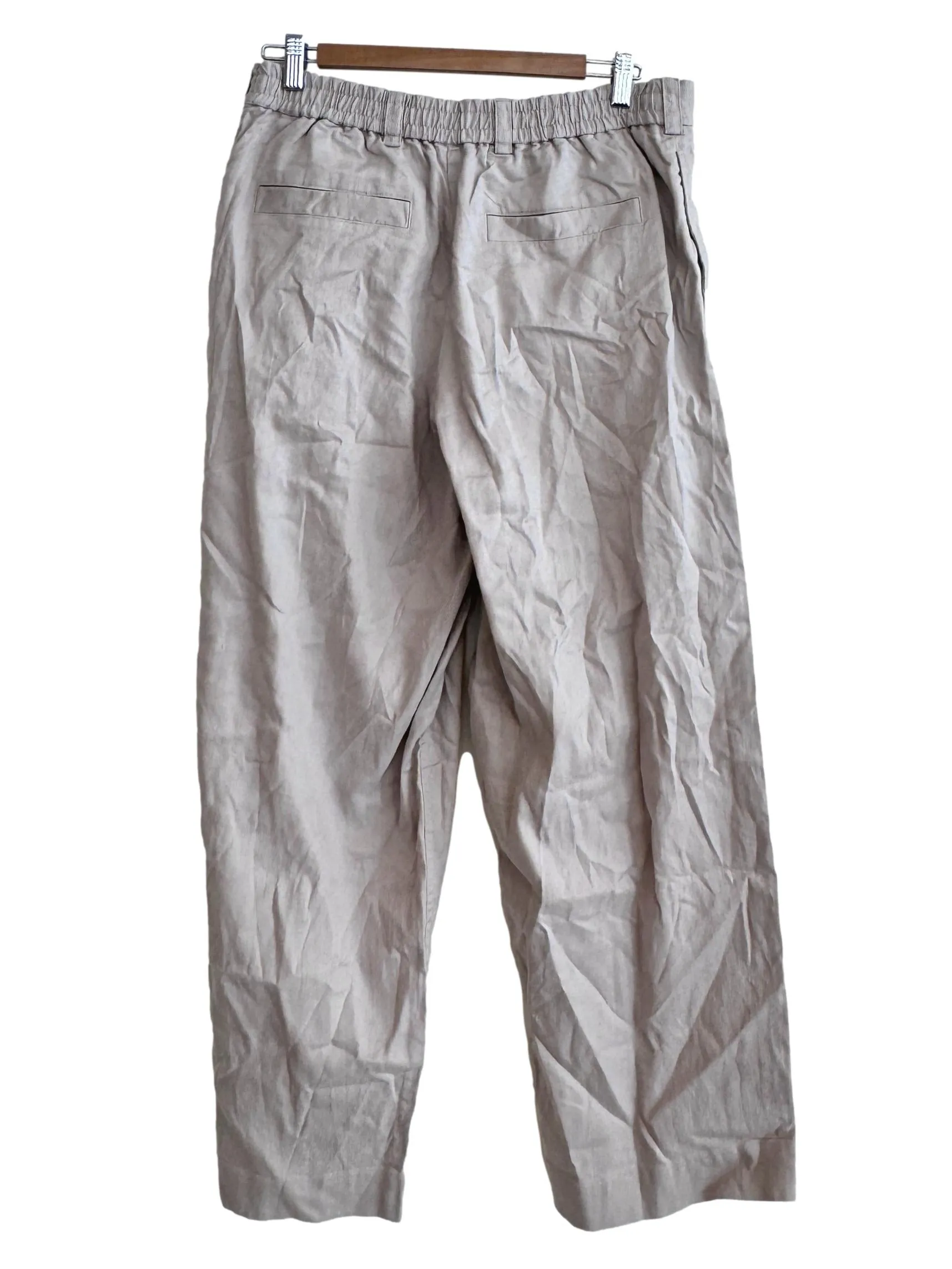 Khaki Linen Pants