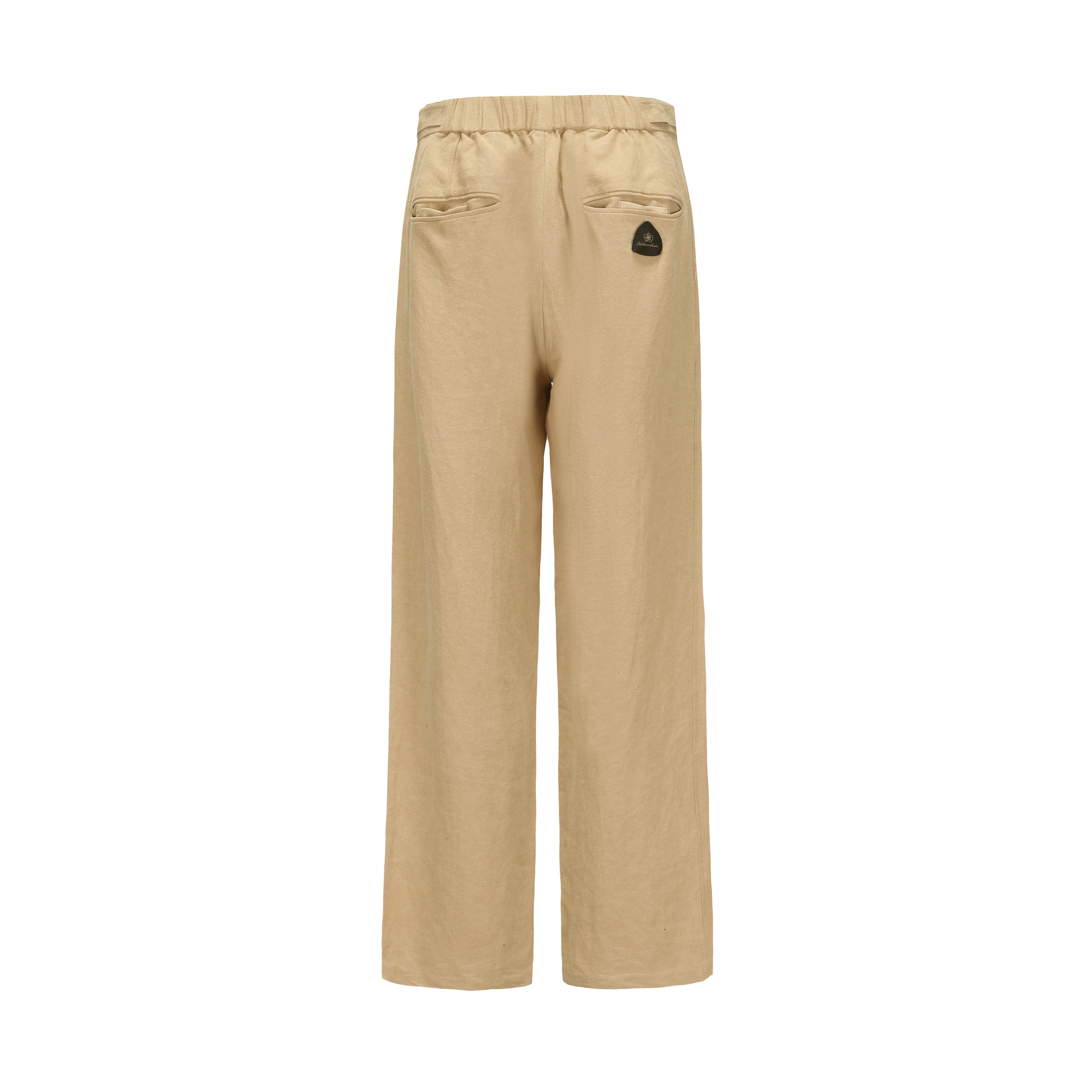Khaki Linen Pants
