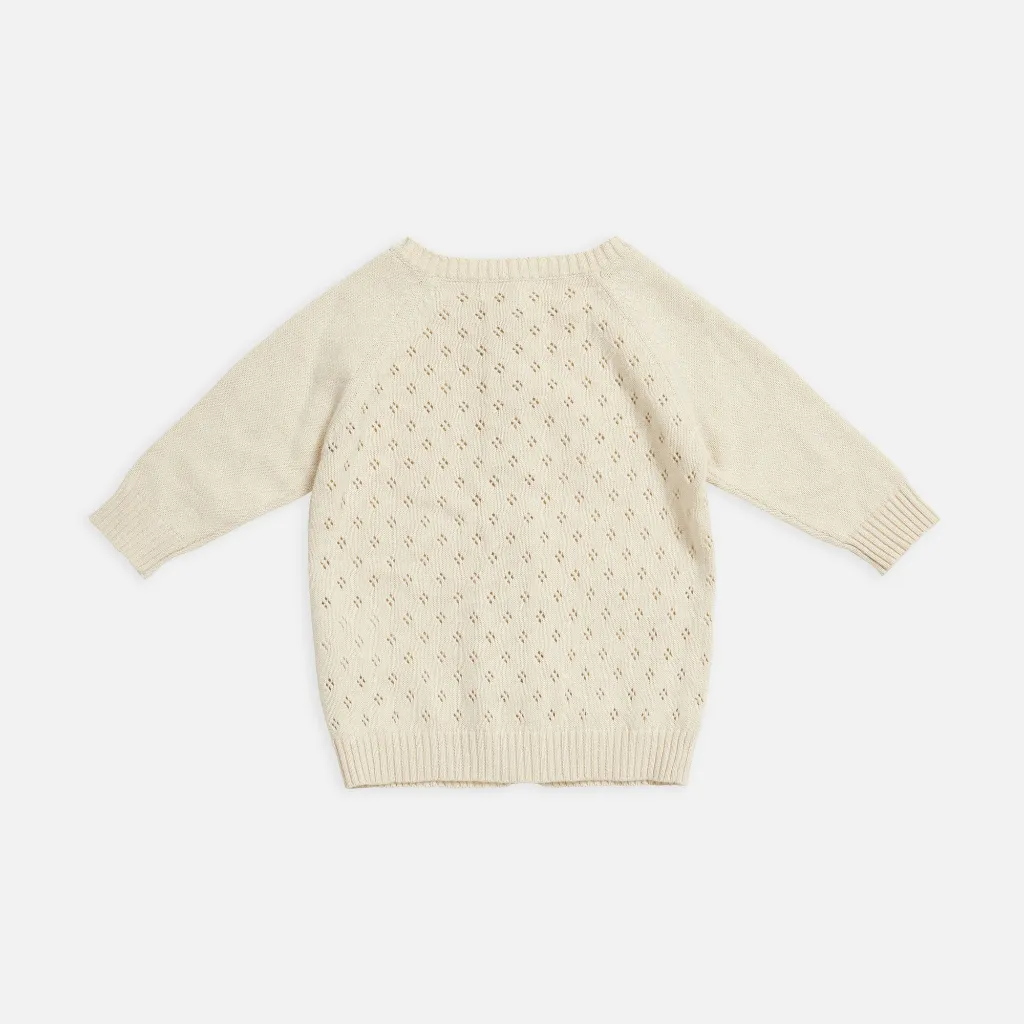 Knit Cardigan - Eggnog