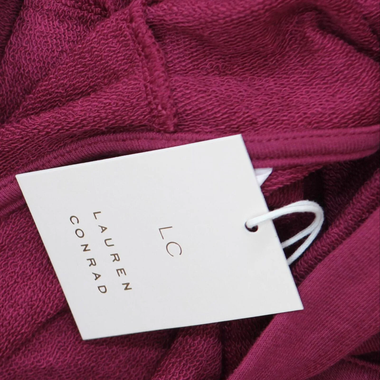 Lc Lauren Conrad Women's Pleated French Terry Hoodie WL23K019RS1
