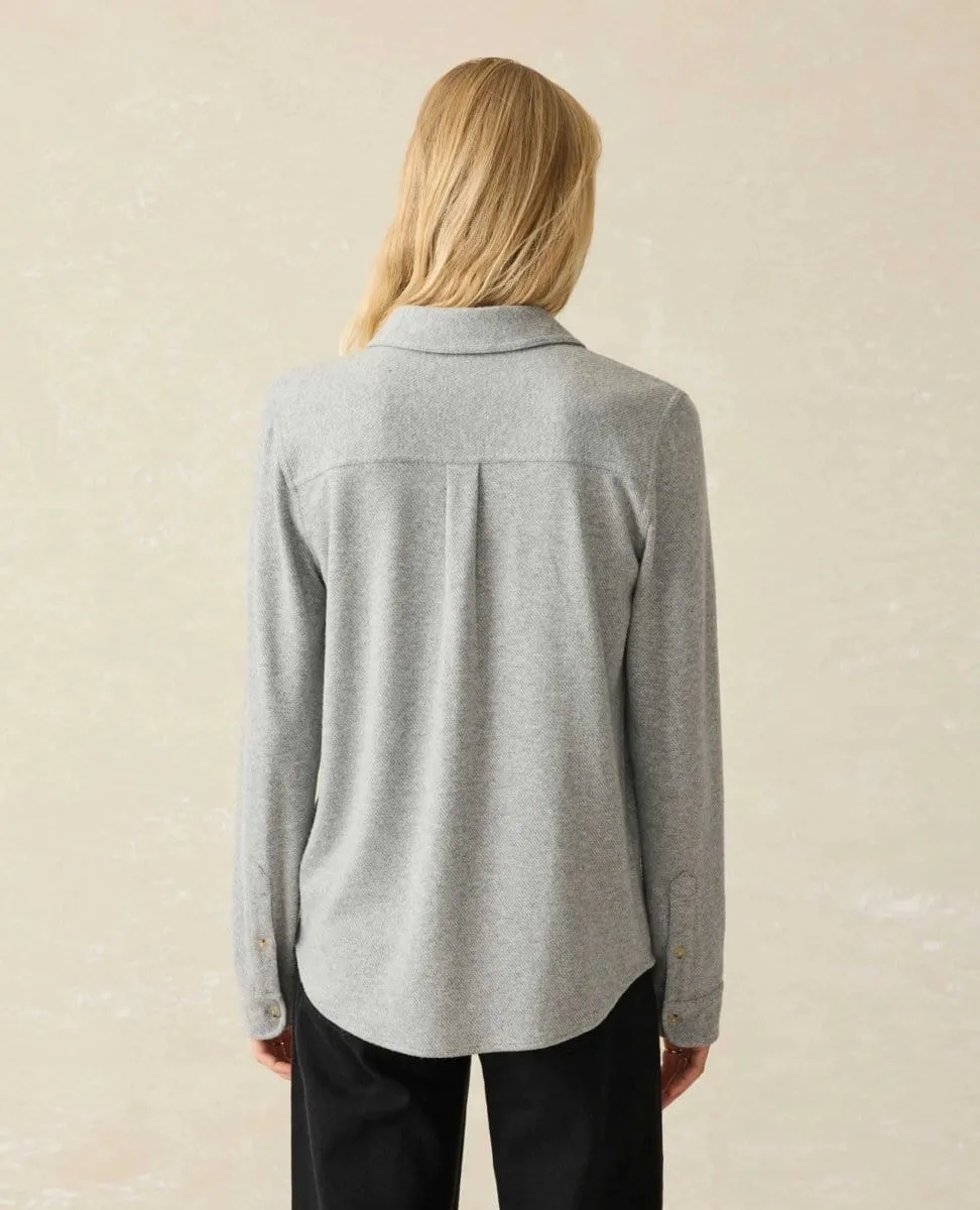 Legend Fossil Grey Twill Sweater Shirt